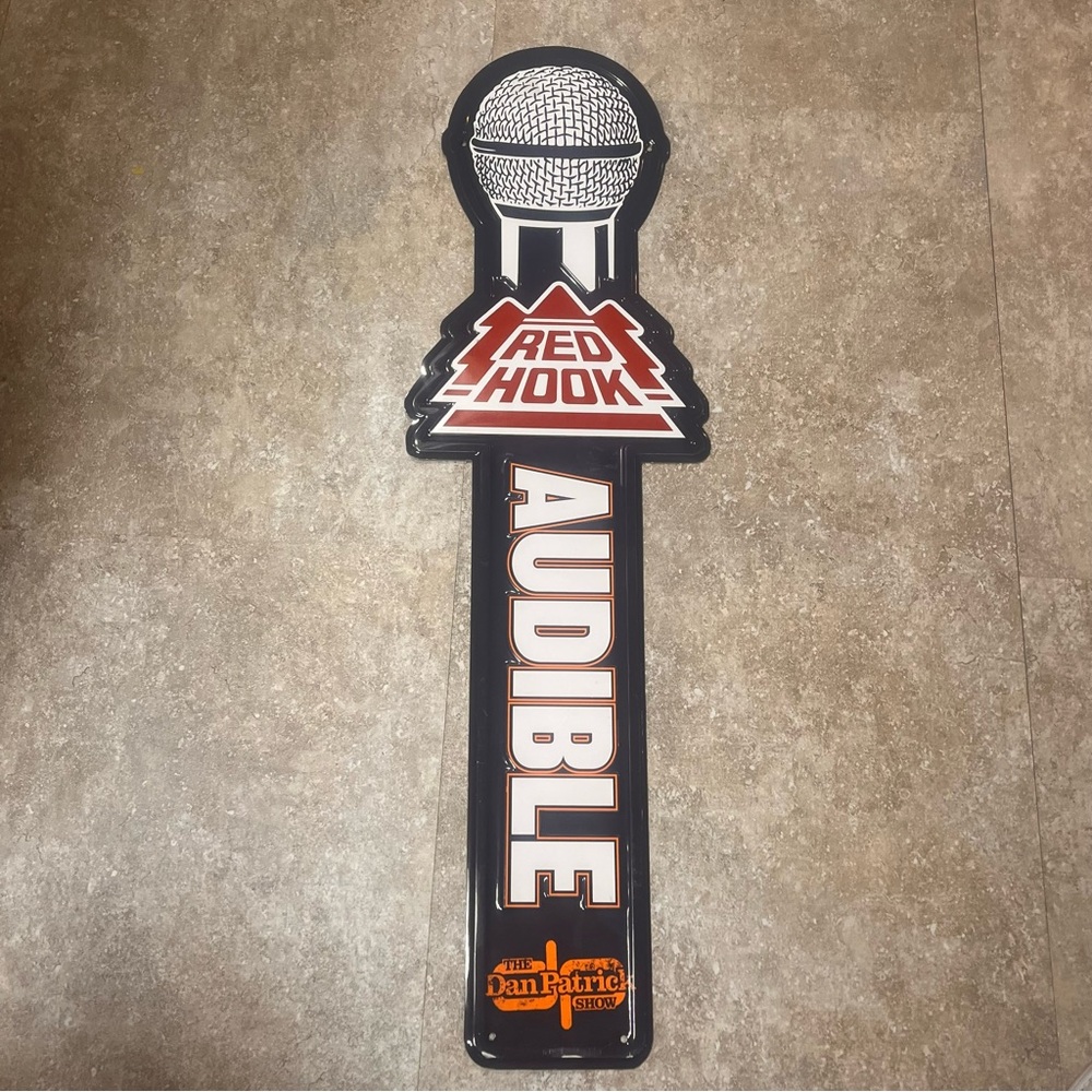 Redhook Audible Ale beer Sign -Dan Patrick Show